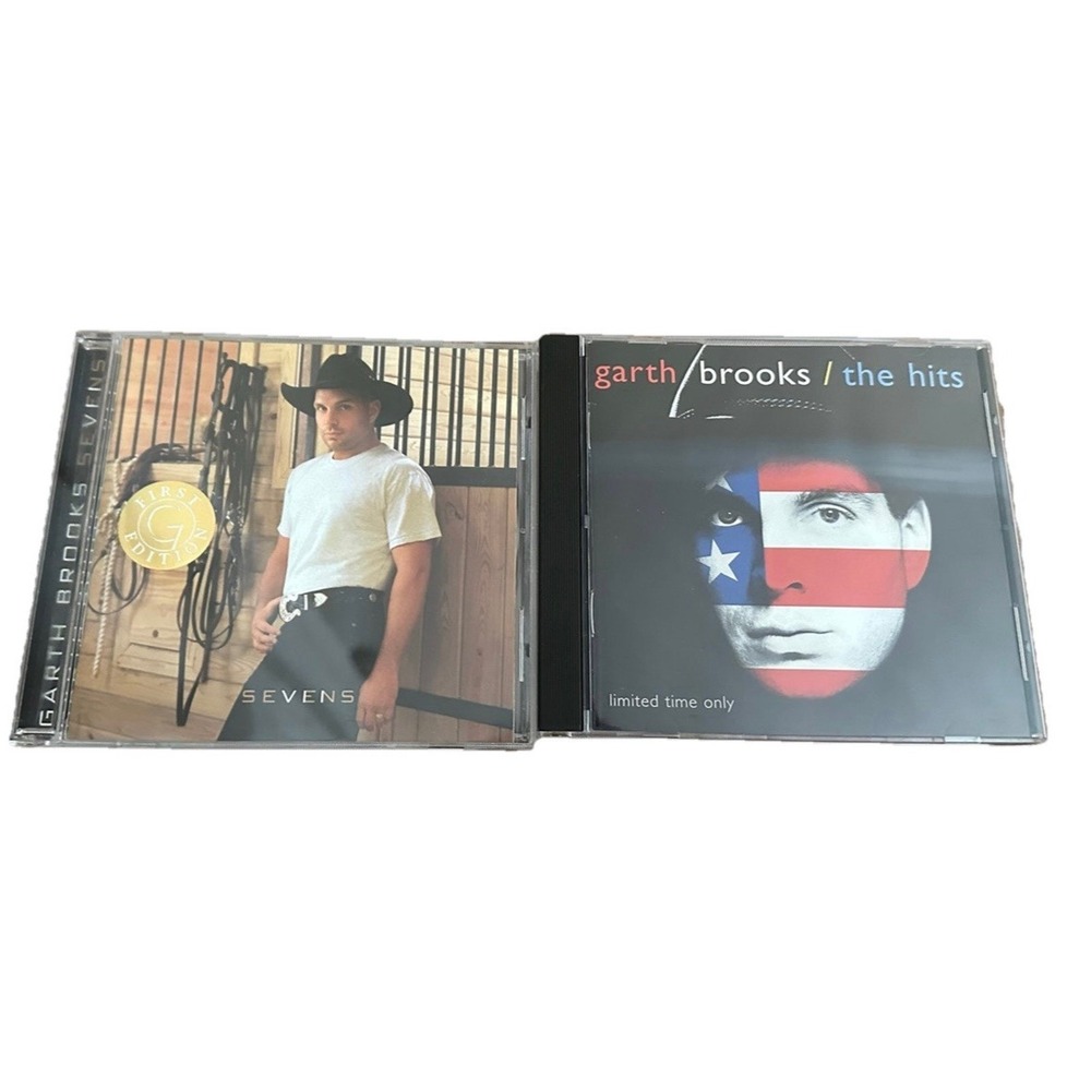2 Garth brooks cds, The Hits: Garth Brooks  and sevens‎